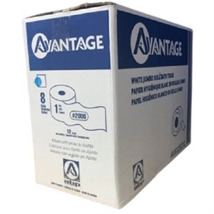 12 LBS - P. hygiénique 1pli 8rlx - 3.3" » AVANTAGE 