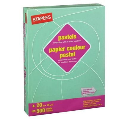 Papier copie vert pale 500F / Pqt (10)