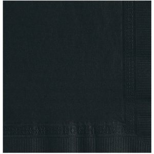 501-116 - Napkin cocktail NOIR 1 pli - cs / 1000 - LAPACO 