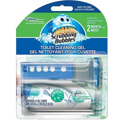 SCRUBBING BUBBLES - Gel nettoyant cuvette 1 app + 6 pastilles