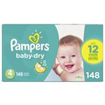 Couches Pampers cs / #4 (10-17kg)