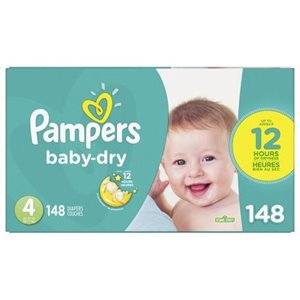 Couches Pampers cs / #4 (10-17kg)