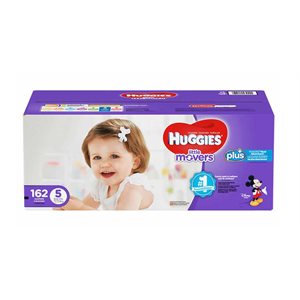 Couches Huggies cs / #5 (12kg et plus)