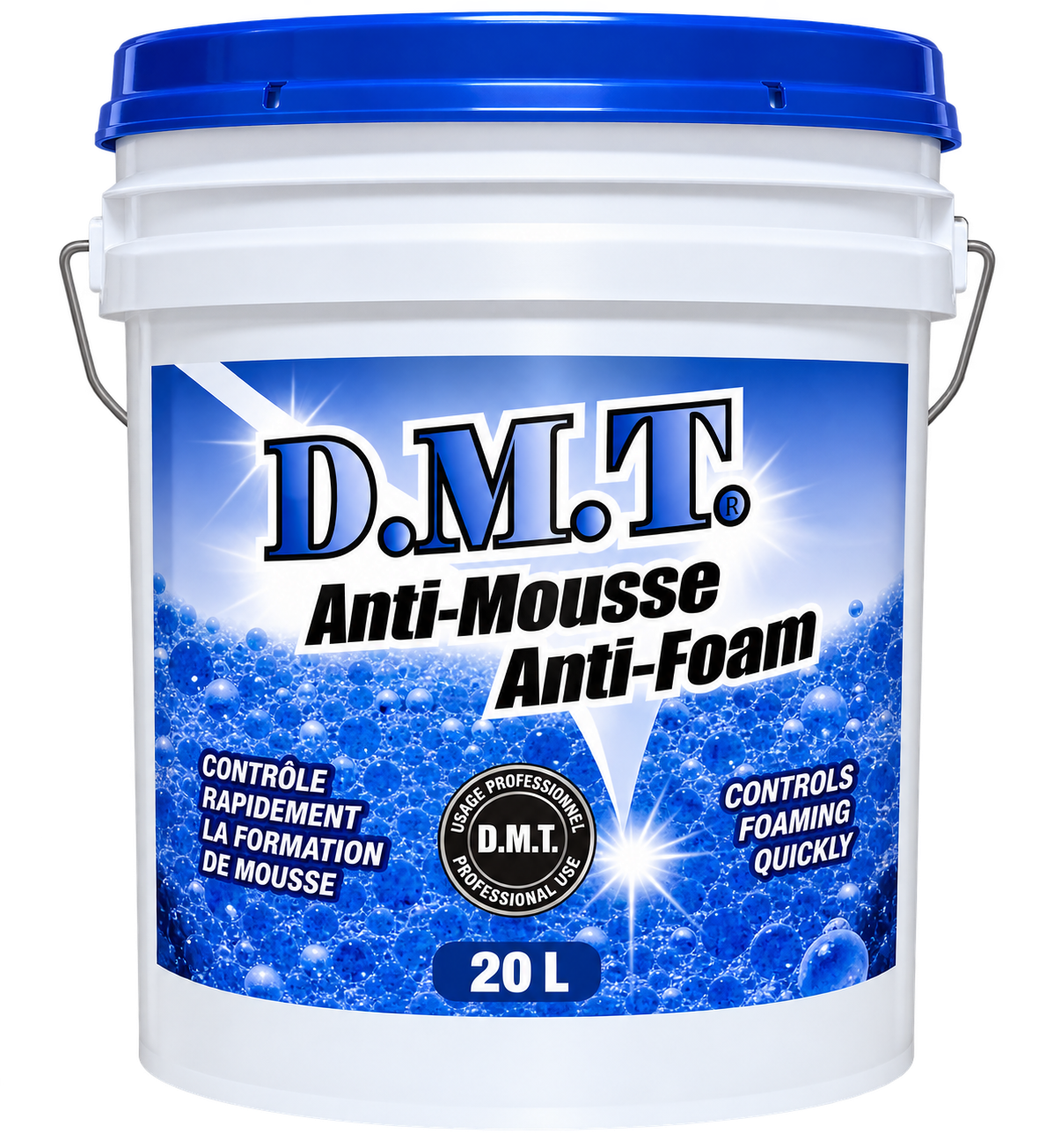 DMT ANTI-MOUSSE - ADDITIF CONCENTRÉ QUI ÉLIMINE L'ÉCUME ET LA MOUSSE 20L.