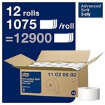 Bathroom tissue 12 rlx 2plis 750' Tork 11020602 T2 (R)