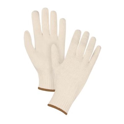 Gants de coton et polyester large / dz (MC)