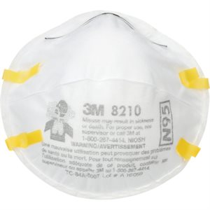 Masque à poussière 3m n95 8210 bte / 20