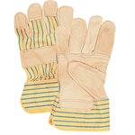 Gants d'ajusteur en cuir fleur de vache avec paumes renforcées (S)