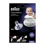 BRAUN couvres thermoscan auriculaire pour thermomètre (pqt / 40) (W)