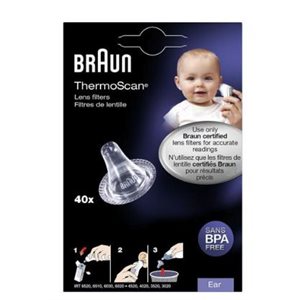 BRAUN couvre-thermoscan auriculaire (pqt / 40) (W)