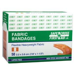 Bandages Adhésifs 7 / 8" x 1½'' bte / 50 (S)