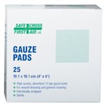 Tampons de Gaze Stériles 4" x 4" bte / 25 #02221