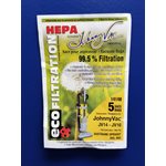 Sacs microfiltre Hepa 1414H pour aspirateur JV14 et JV16 pqt / 5