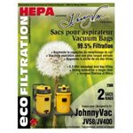 Sacs microfiltre Hepa 258H pour JV400 et JV58 pqt / 3