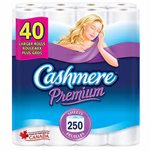 Bathroom tissue 2 plis Cashmere 2pqts / 40 rouleaux (CO)