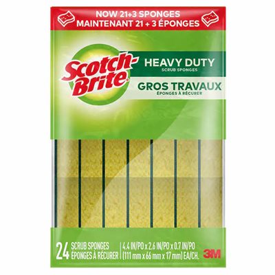 3M74 - Éponge à récurer - Scotch-Brite - 24un. / bte. 