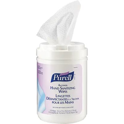 PURELL - Lingette désinfectante avec alcool