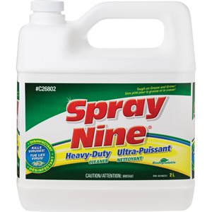 SPRAY NINE - Nettoyant désinfectant tout usage 4L. 