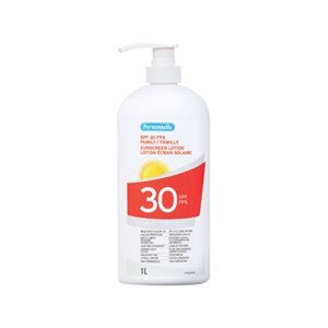 Crème solaire FPS30 - 1L - PERSONNELLE 