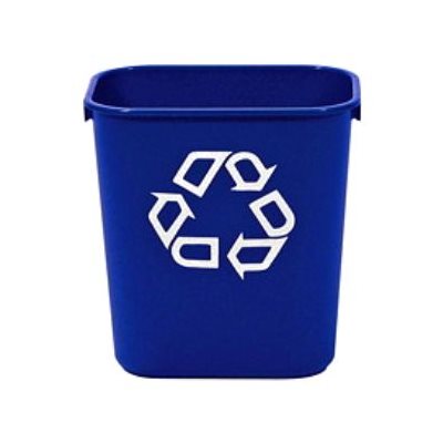 9756BLU - Poubelle de RECYCLAGE BLEU 15"H - 26L. 