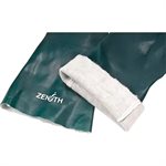 Gants verts 14" PVC, Doublure en Jersey de coton, 70 mils