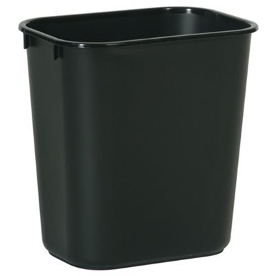 RU2955 - Poubelle de bureau NOIR 3gal. » 20 x 22